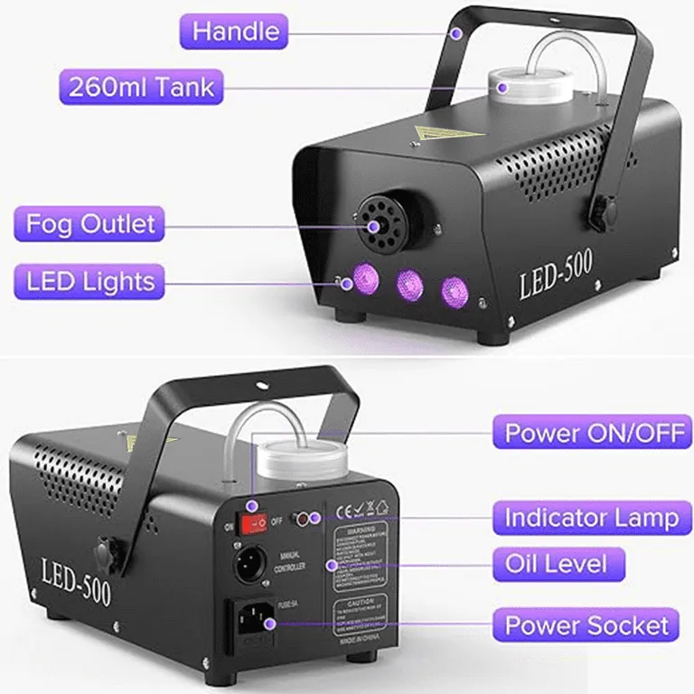 Smoke Machine with LED Lighting