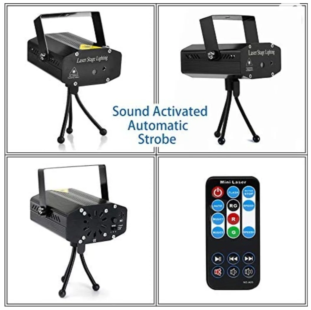 Light Machine, sound activated & remote controlled