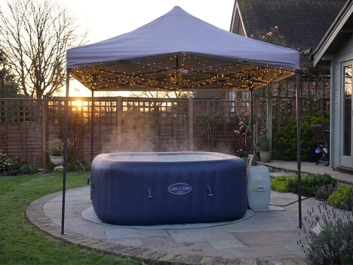 Hot Tub & Gazebo Package — 2‑Day Minimum Hire