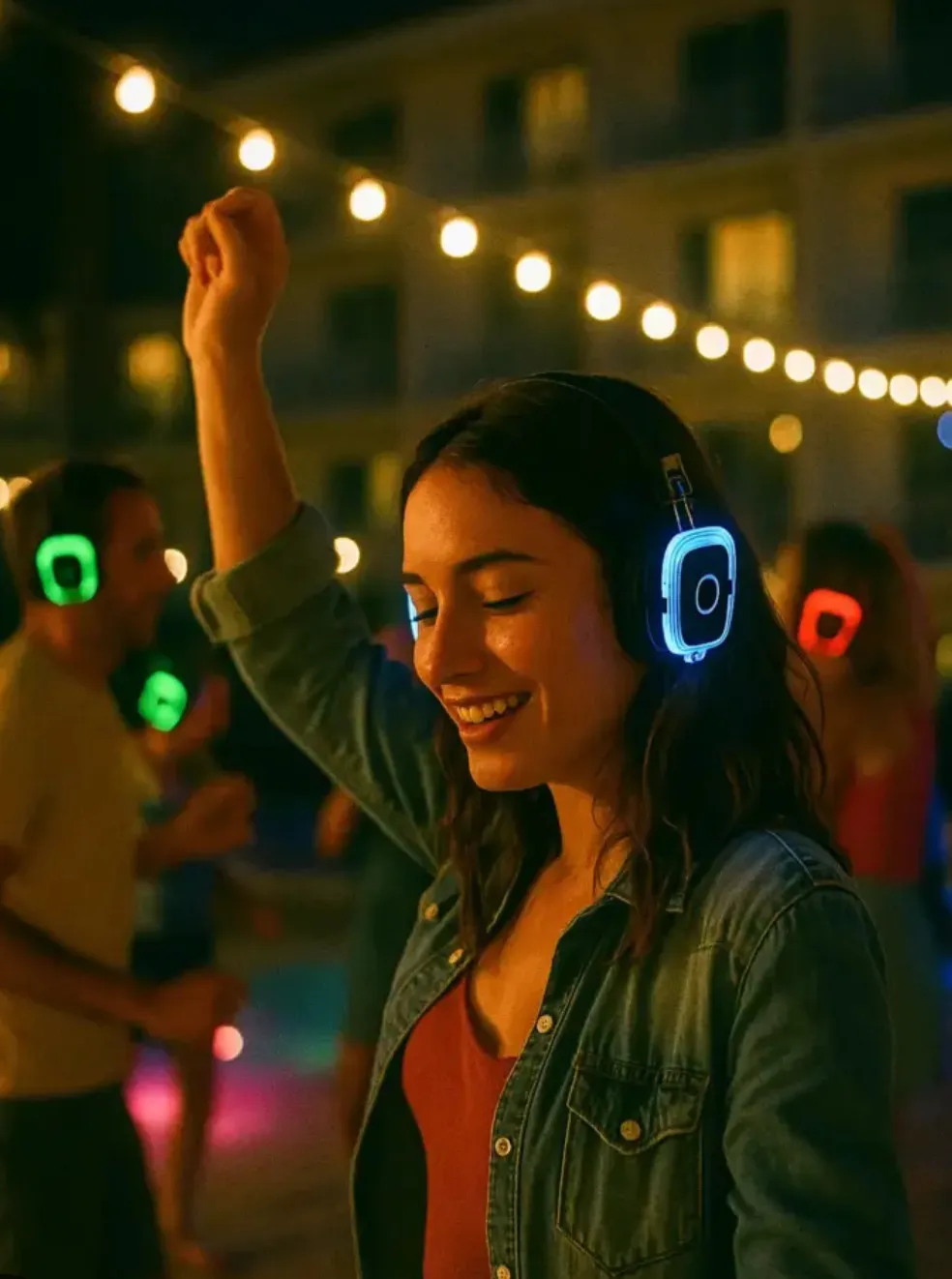 16 Silent Disco Headphones 