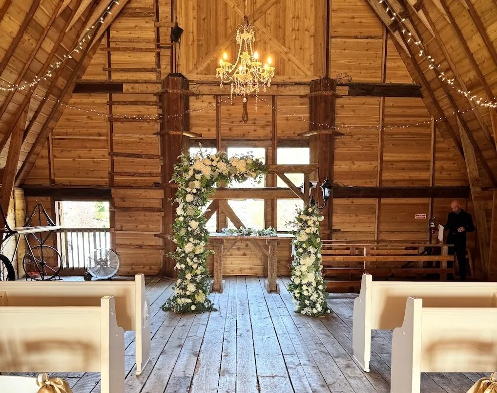 Wood Frame Arbor