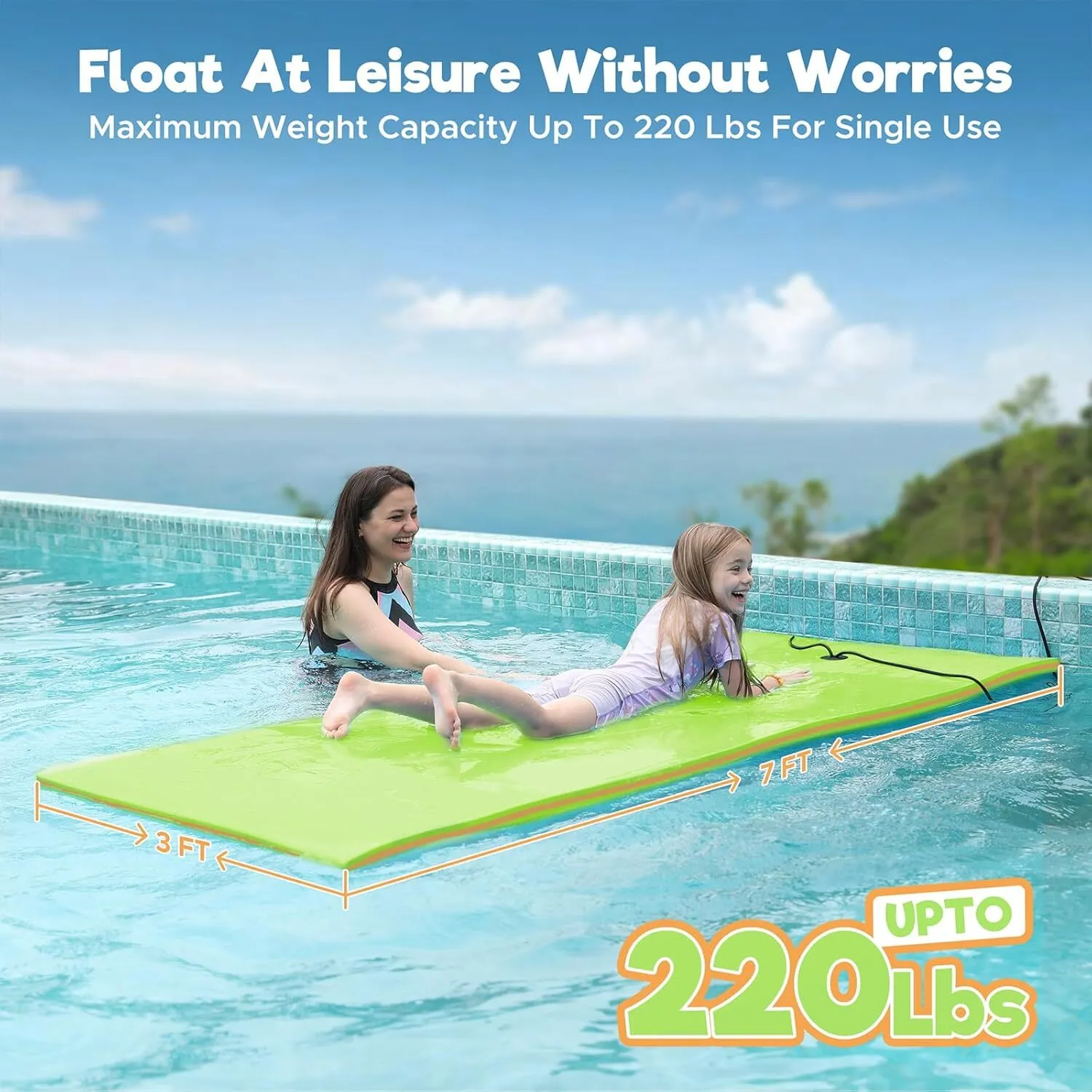 Lily Pad Floating Mat 7'