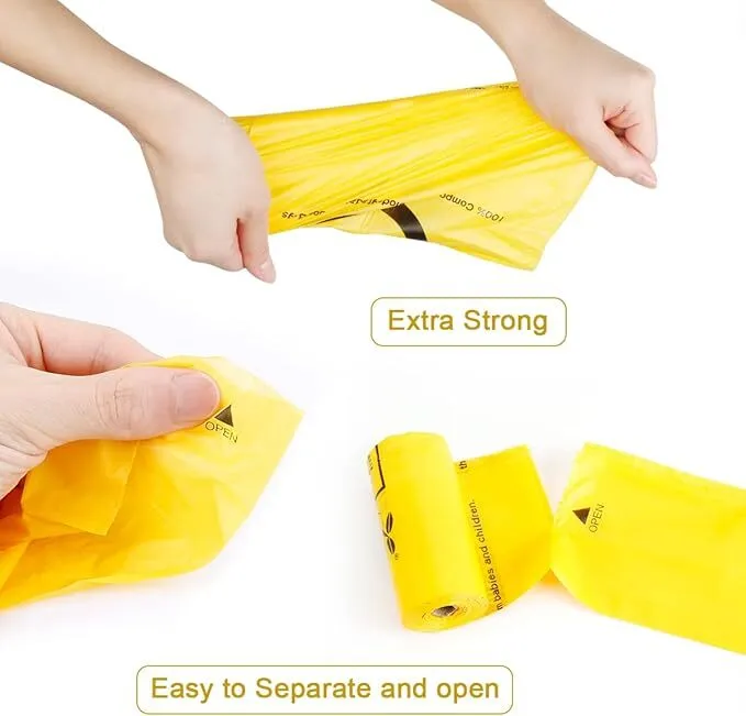 Poop Bags - Dog or Cat Waste Bags - Compostable