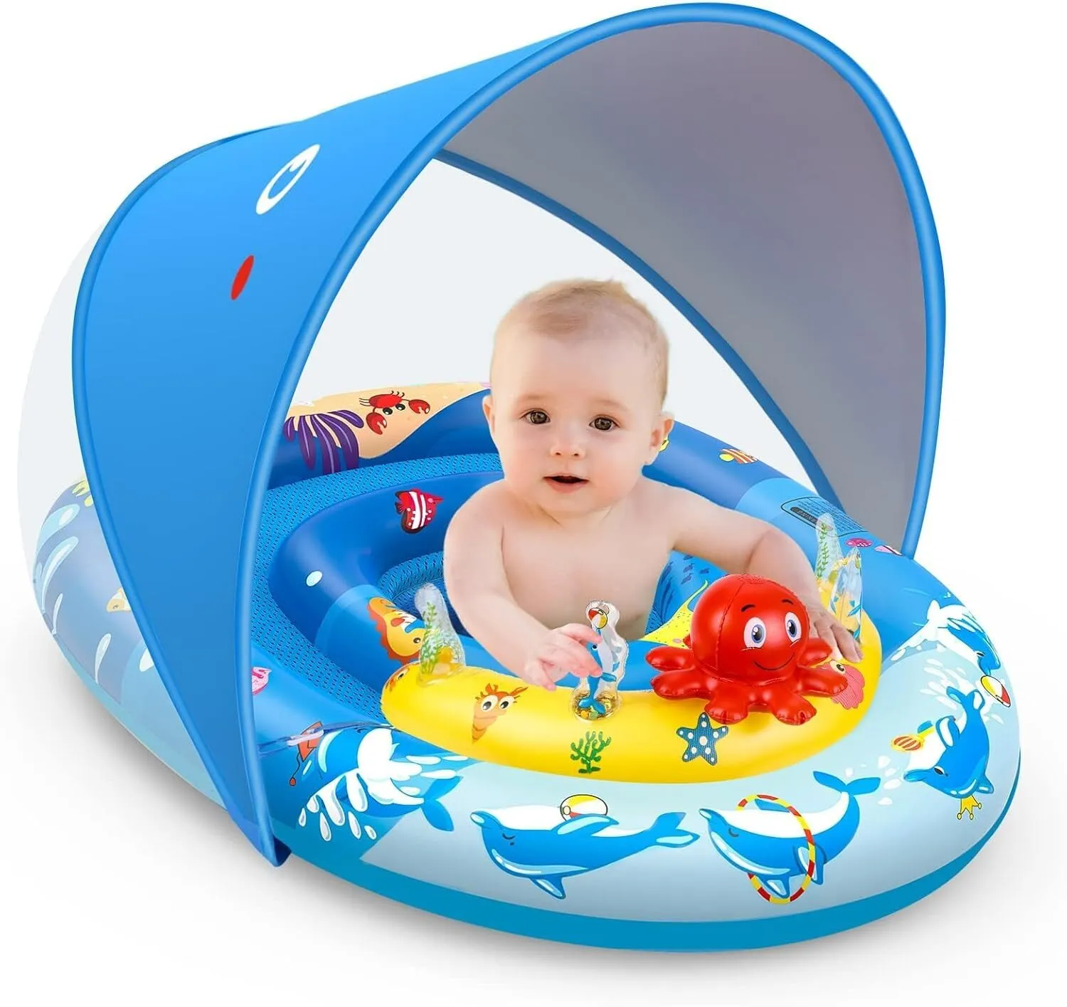 Baby Pool Float with Canopy
