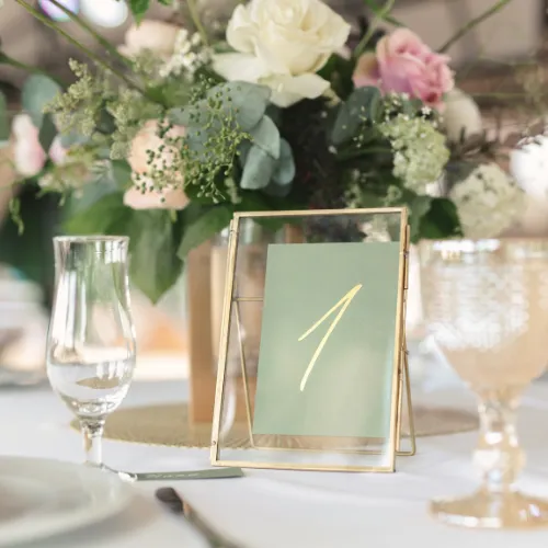 Centerpieces and Table Numbers
