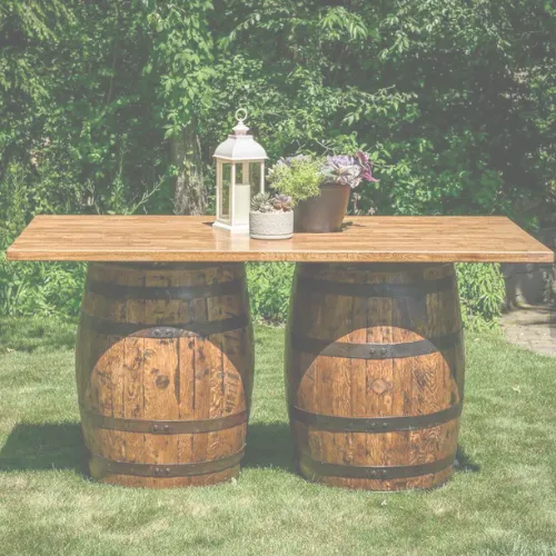 Whiskey Barrels, Buffets and Carts