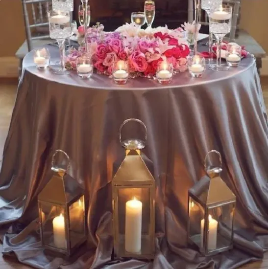 Bridal Satin Tablecloths