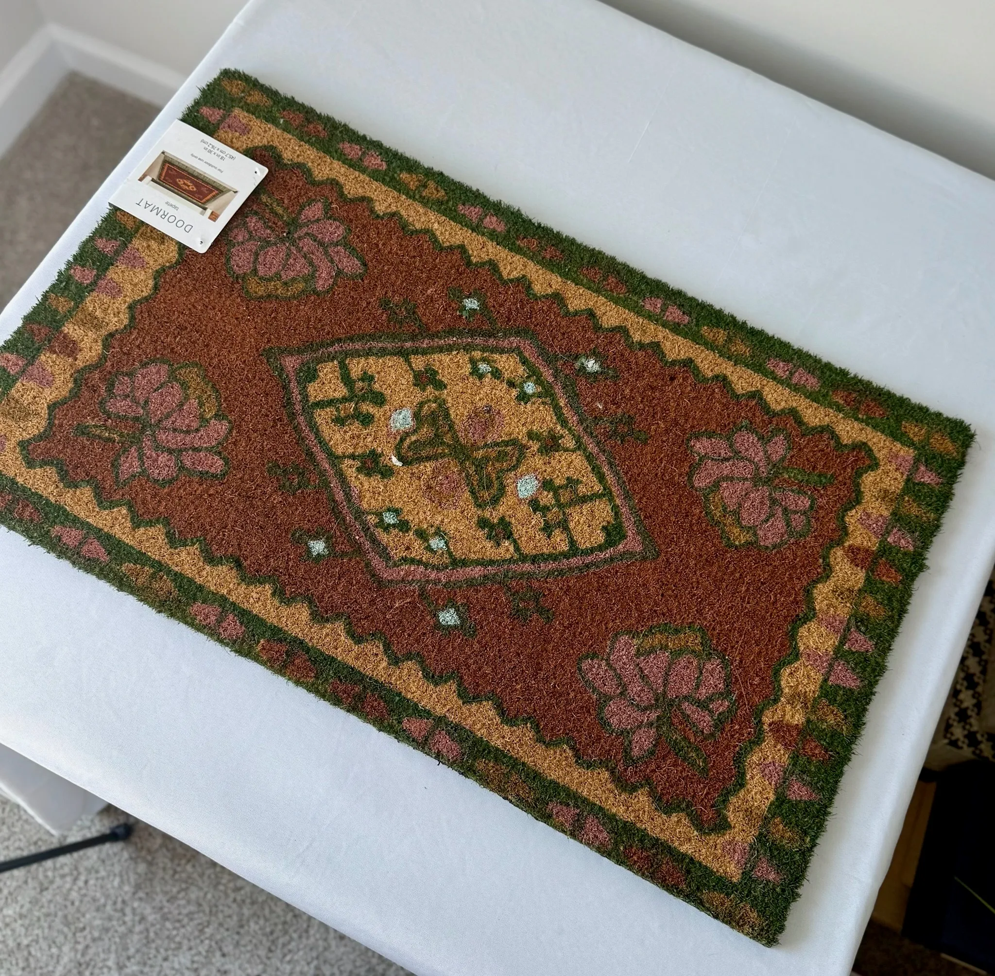 Coir Outdoor Doormat, 18"x30"