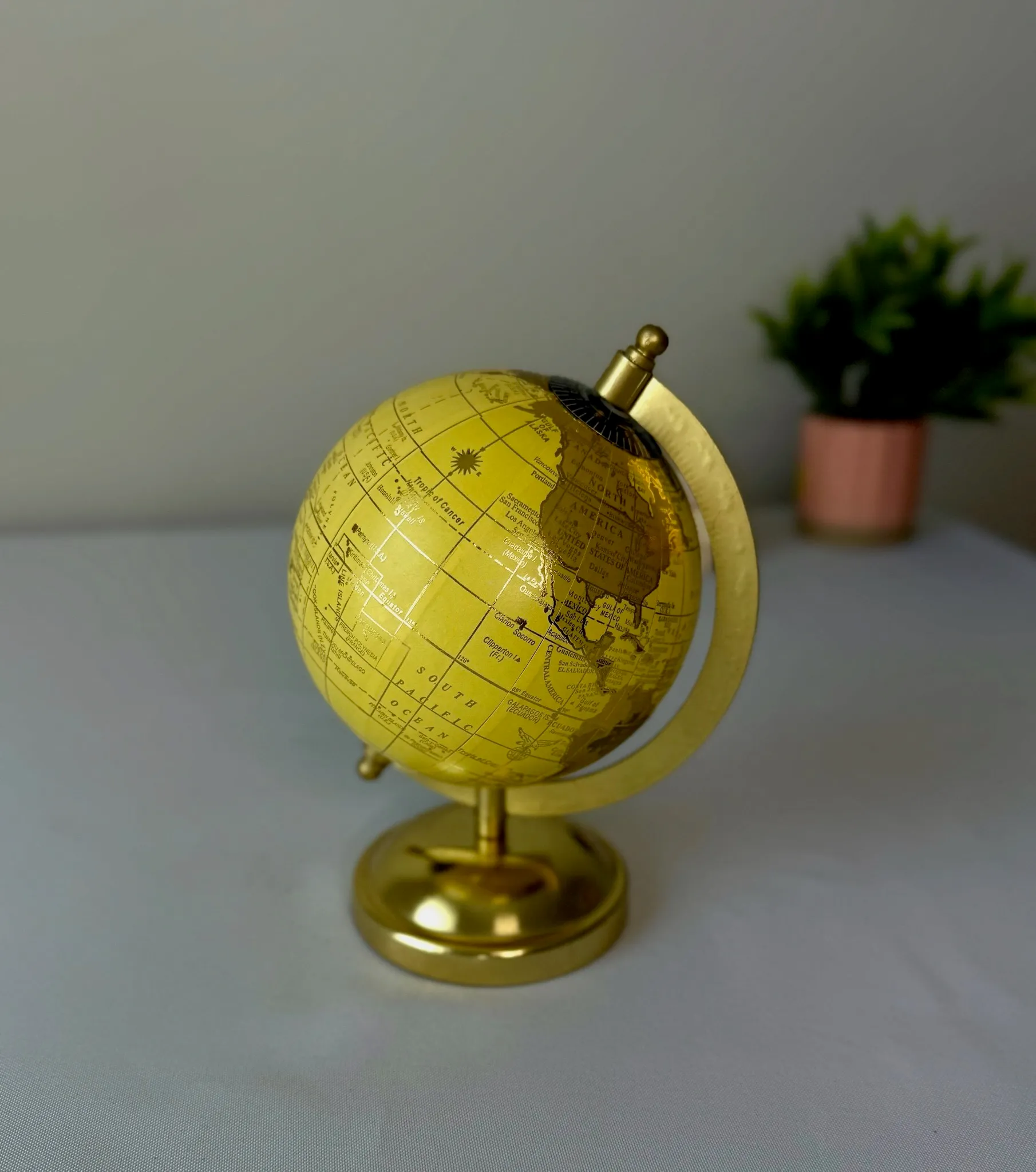Yellow and gold Globe Small