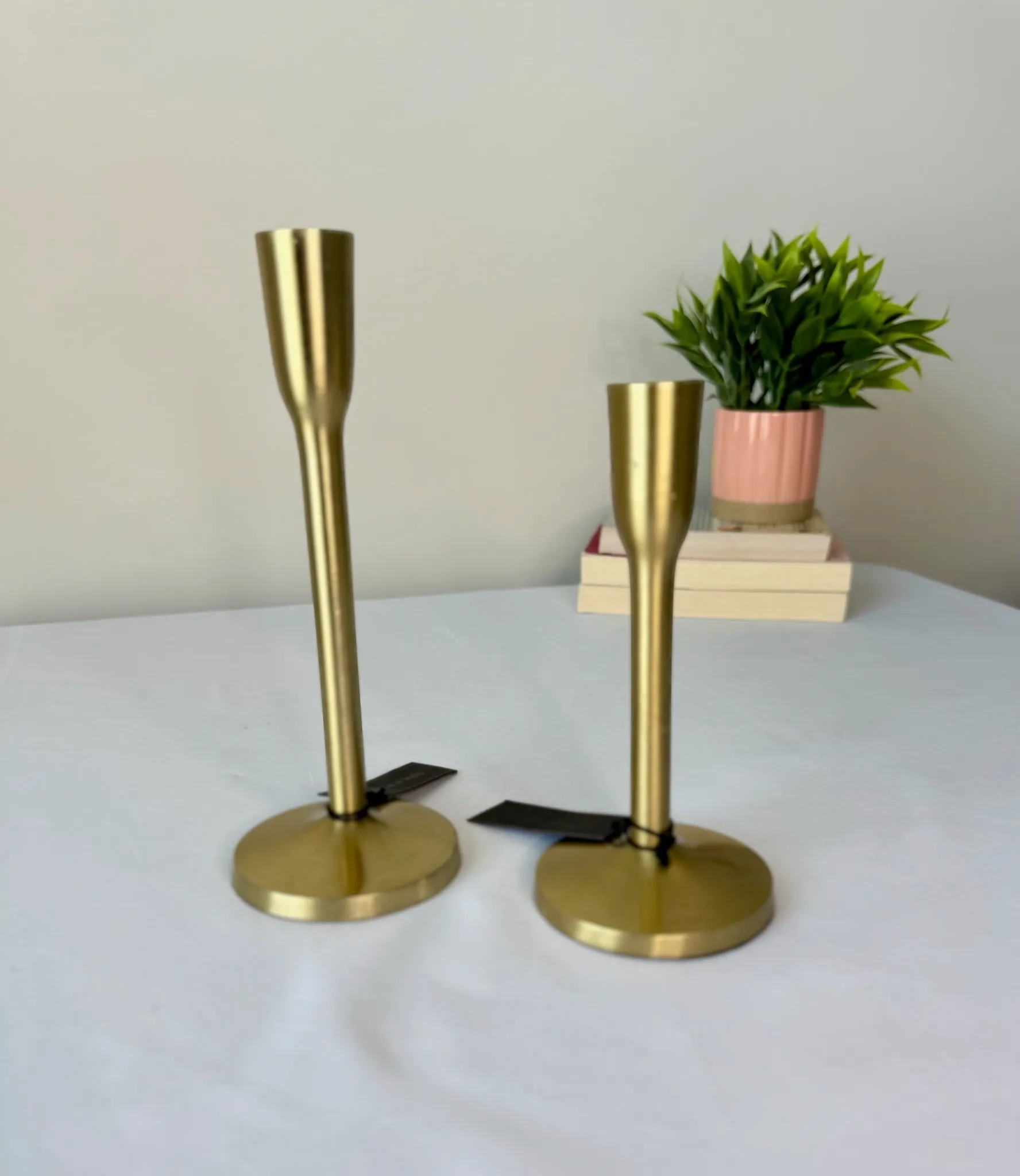 Gold Candle Holder set