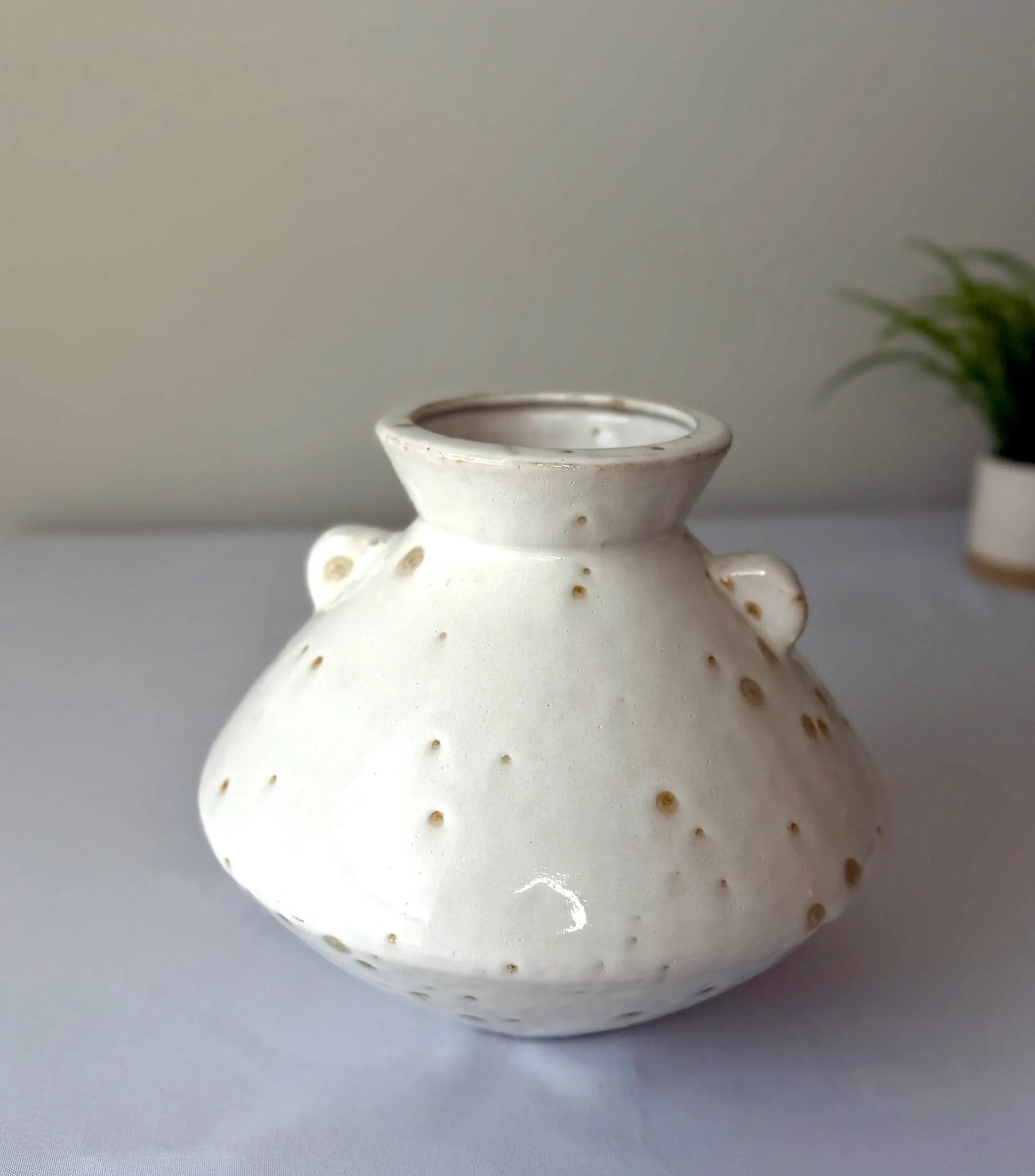 VW Ivory Vase Short
