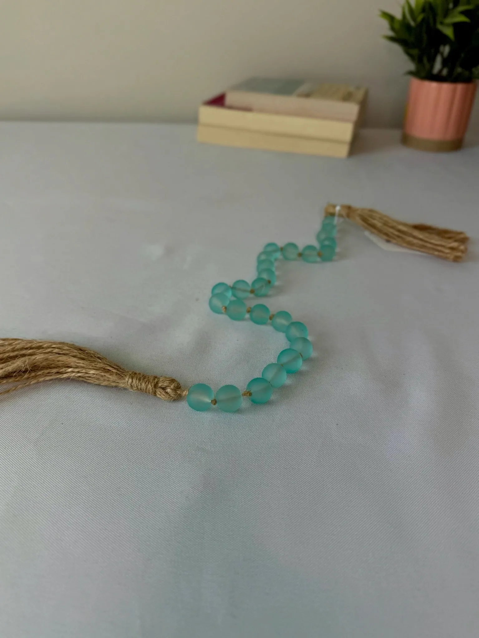 Short Blue Beads