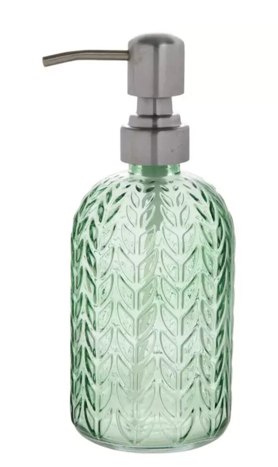 Green Wheat Embossed Soap Dispenser