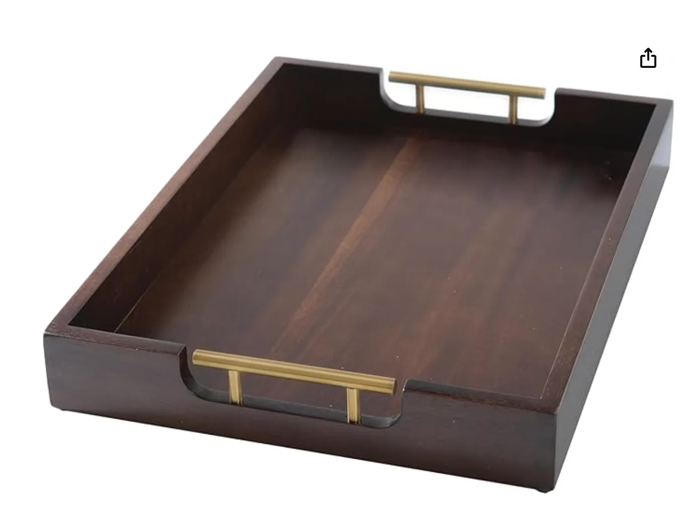 Arcadia Wood Ottoman Tray