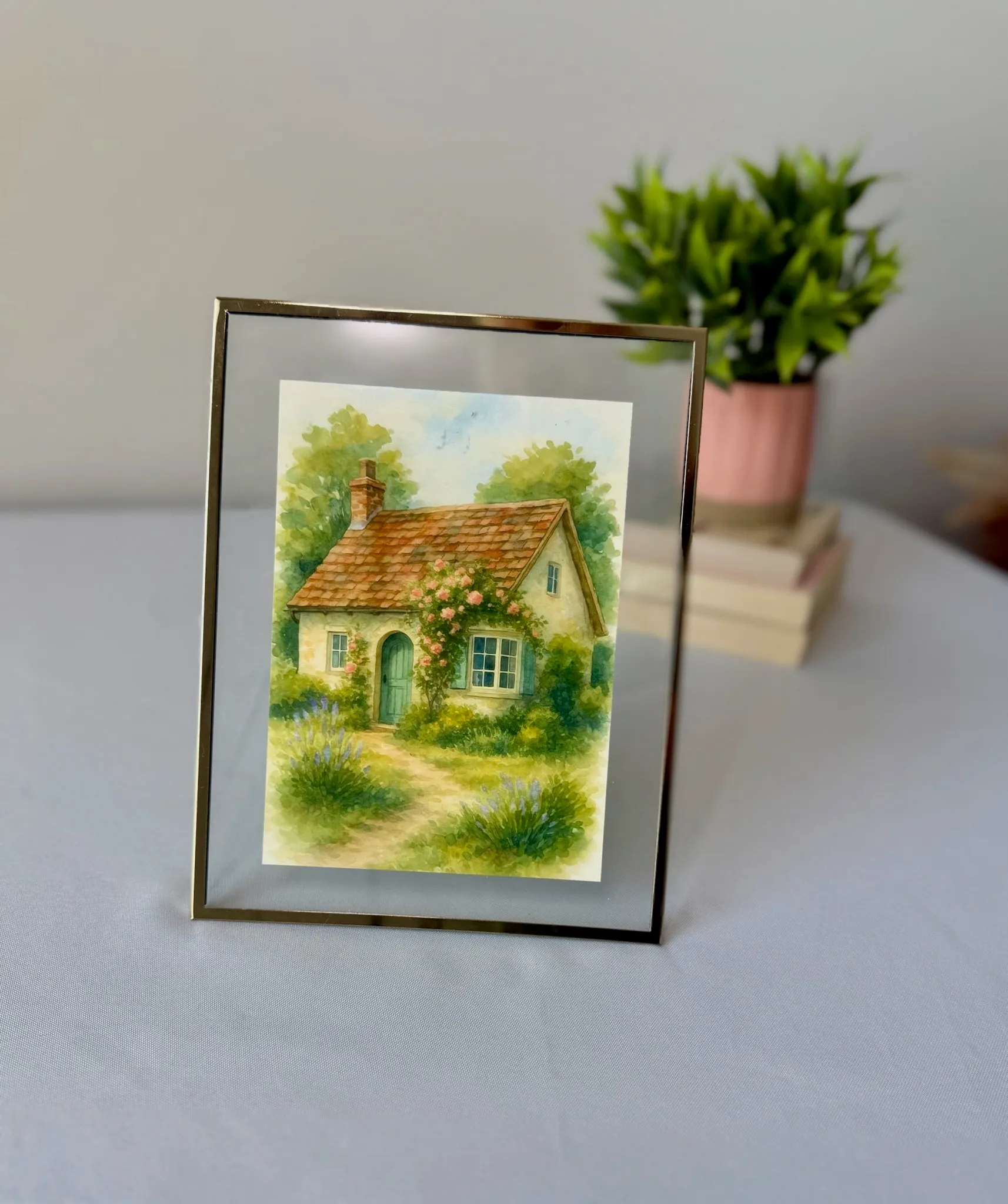 Custom Closing Gift, Watercolor of Home