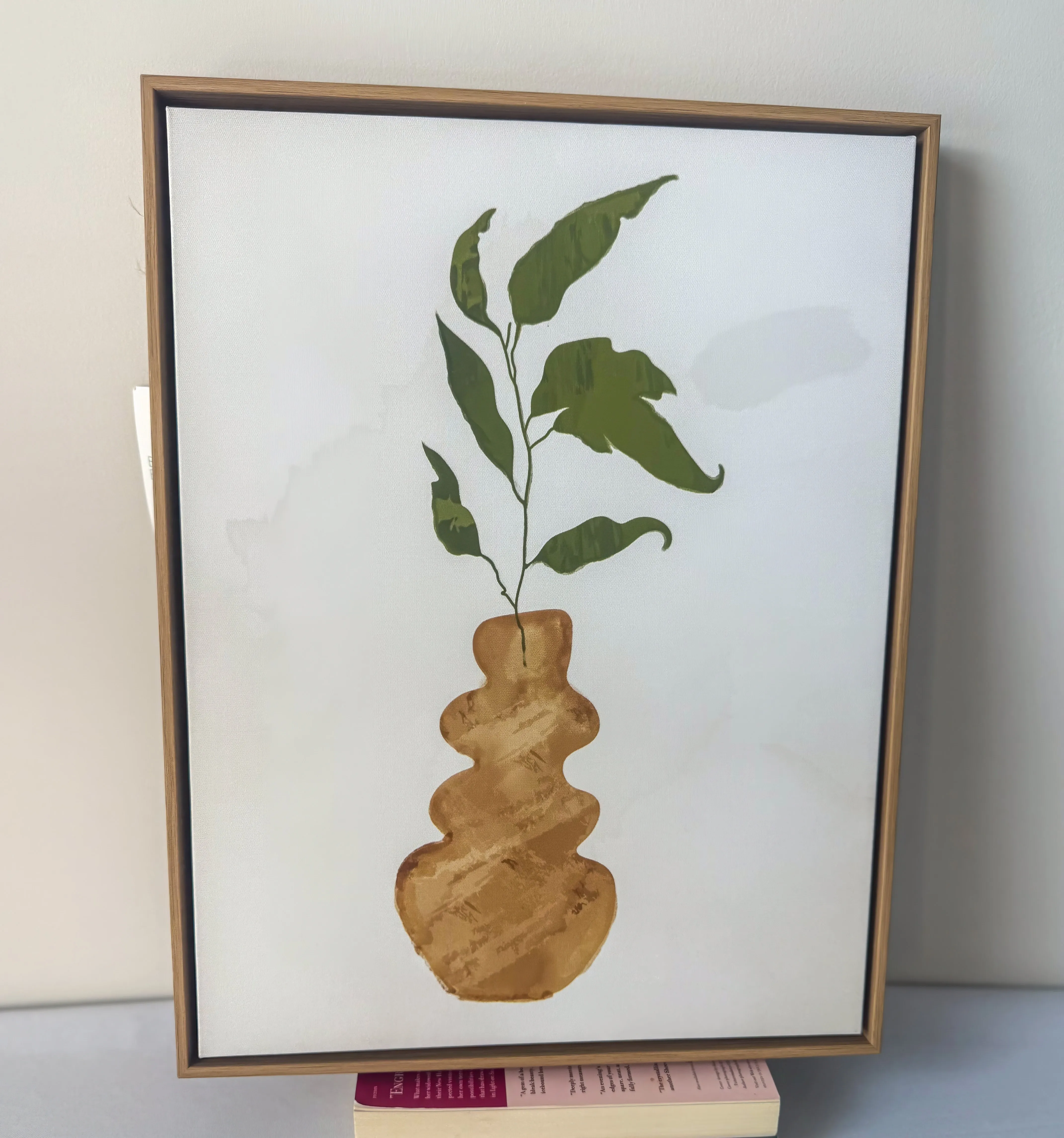 Canvas Framed Vase Art 1 of 2