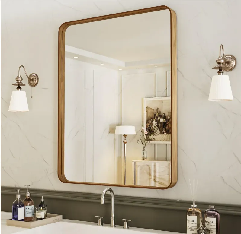 Mirror - Gold Frame Medium