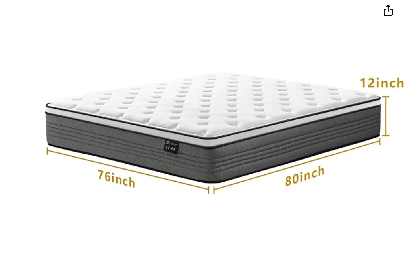 Mattress King 12"