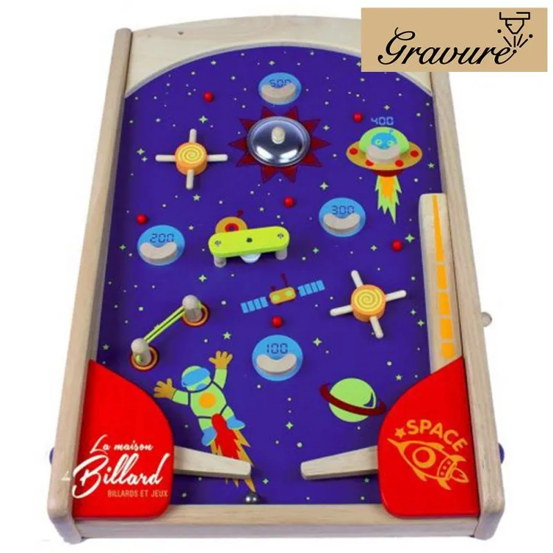 Flipper en bois Espace