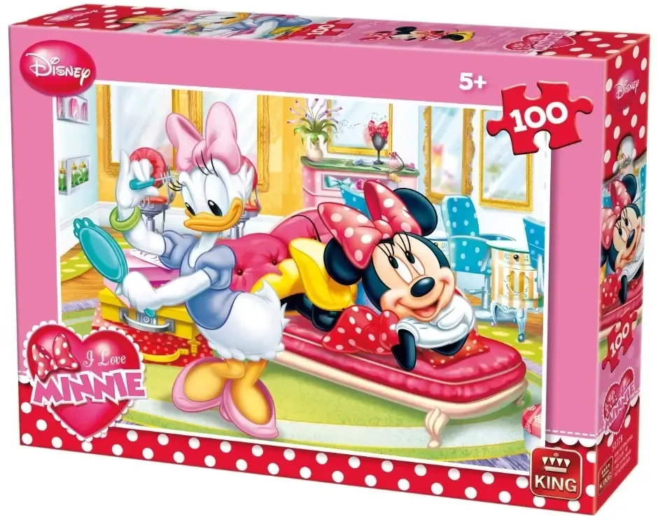Puzzle Minnie et Daisy Salon de Beauté 104 pièces