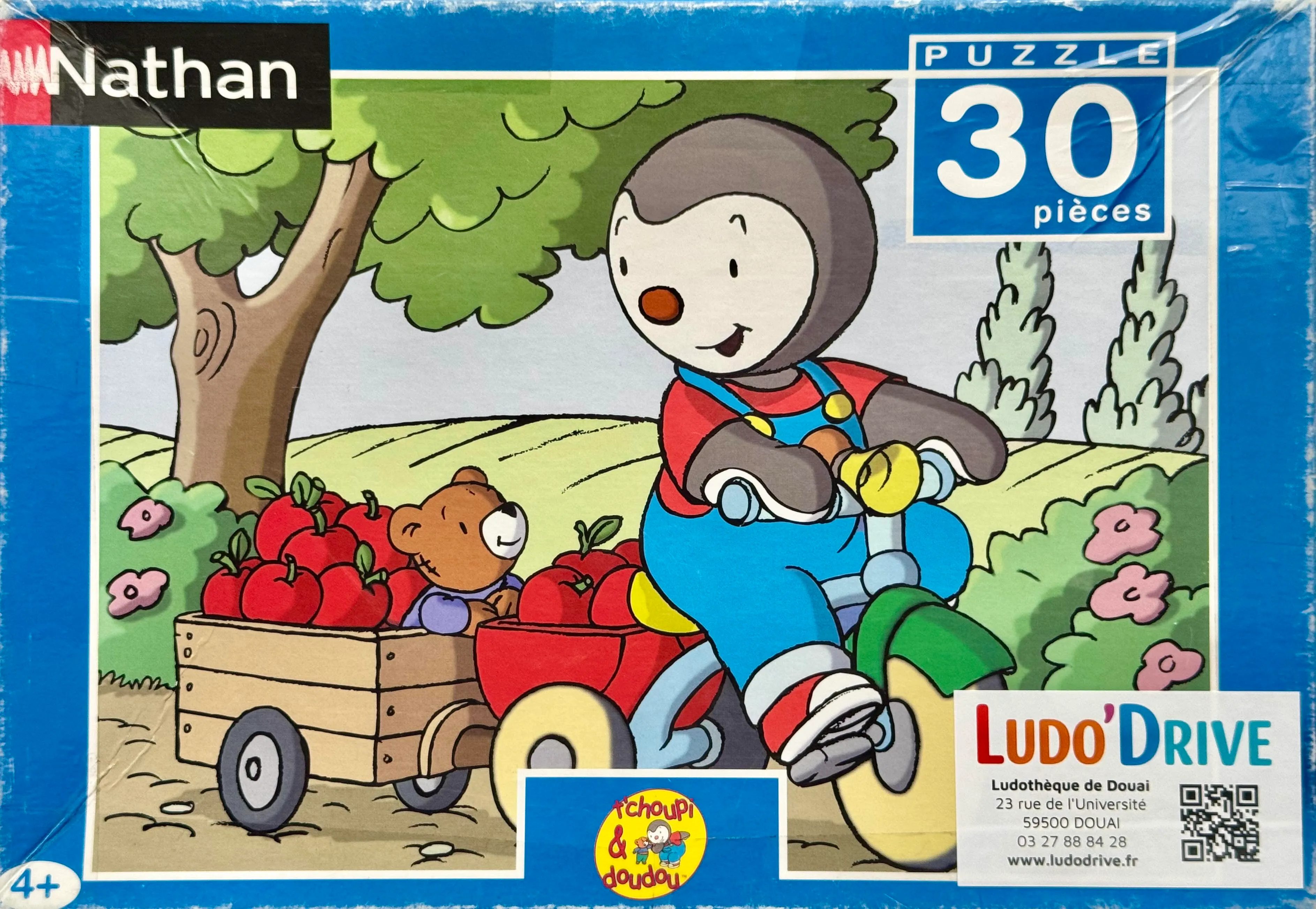 Puzzle T'choupi va au verger 30 pièces