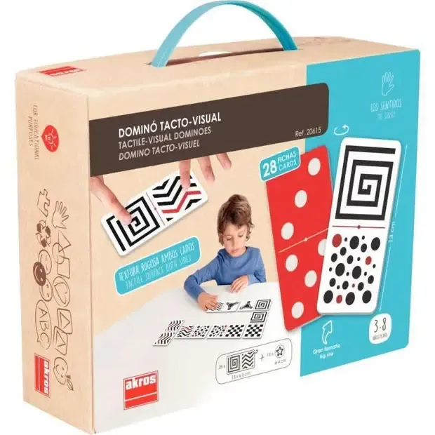 Domino tacto-visuel géants