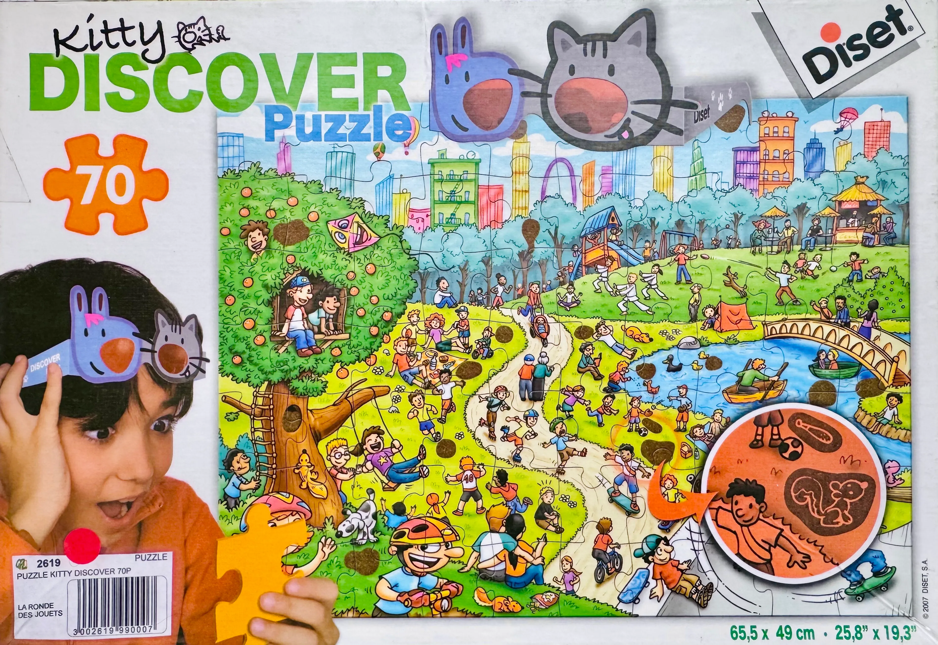 Puzzle Kitty Discover 70 pièces