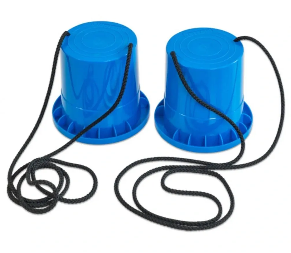 Mini-échasses enfant en plastique coloré