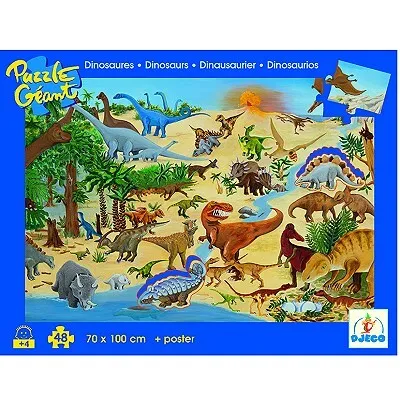 Puzzle géant Dinosaures 48 pièces