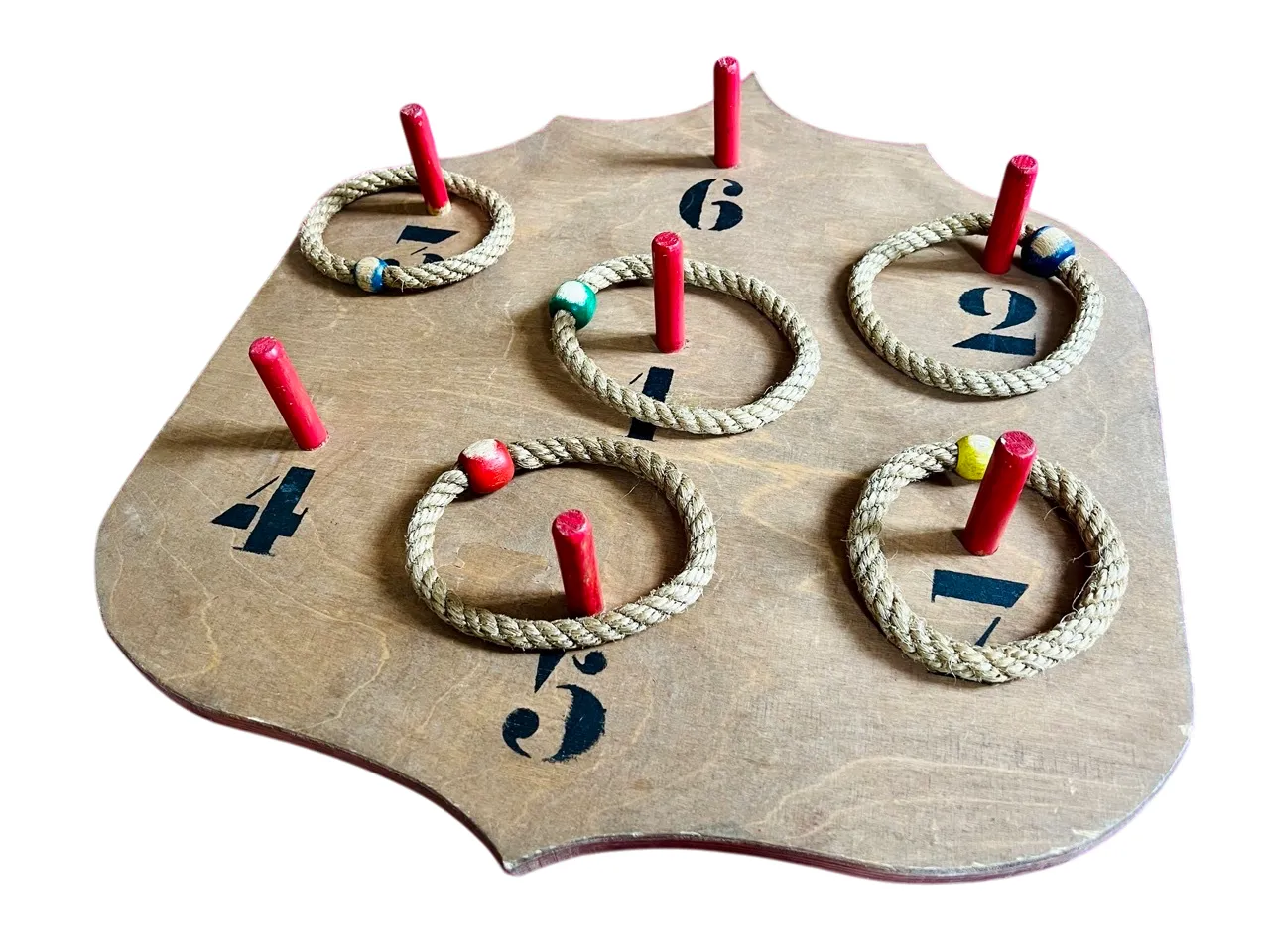 Jeu d'anneaux au sol (Blason)