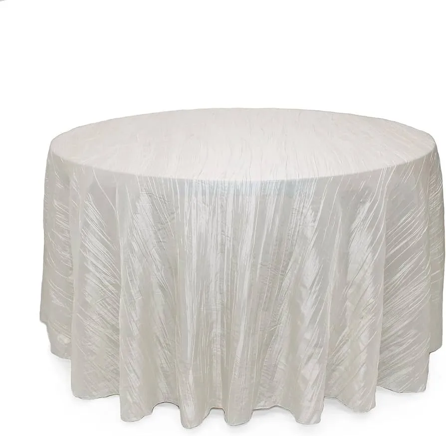 Table Linen - 120" Round - Crushed Taffeta