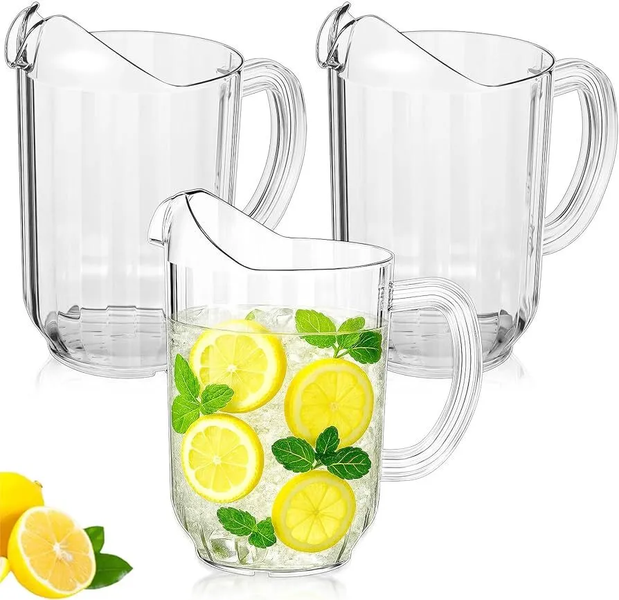 Plastic Pitcher 60 Ounce Clear