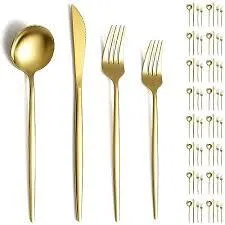 Gold Flatware