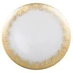 Burst Glass Charger Plate - Gold