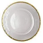 Rimmed Hammered Charger Plates