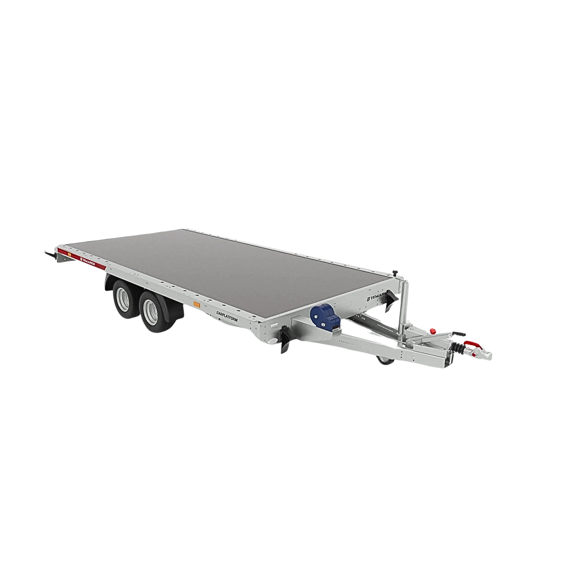 Autoanhänger inkl. Versicherung - Abmessung: 4,50m x 1,90m (B/L) - gebremst, kippbar und mit Winde bis 2,7t