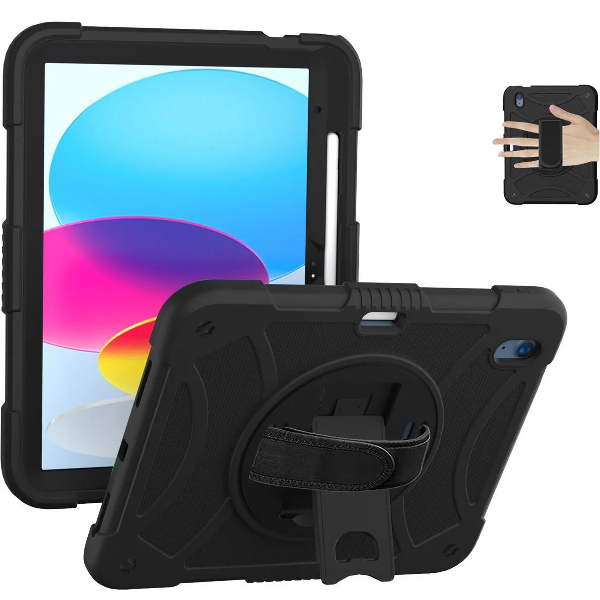 Bundel: Apple iPad A16 11e generatie met handstrap