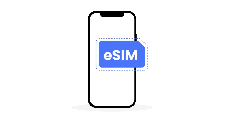 E-Sim voor 5G mobiele data (EU)