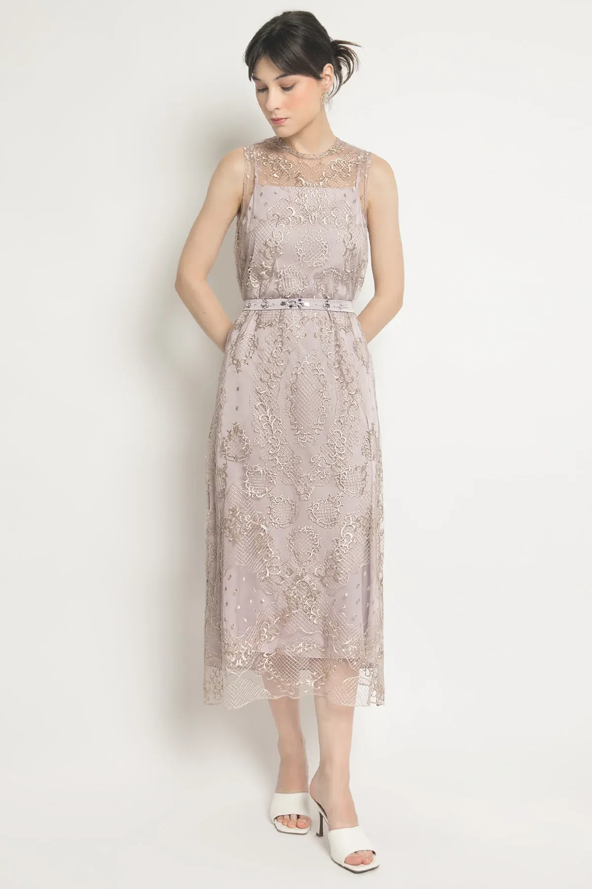 RD-0020 - Aluna - Esha Dress in Dusty Purple