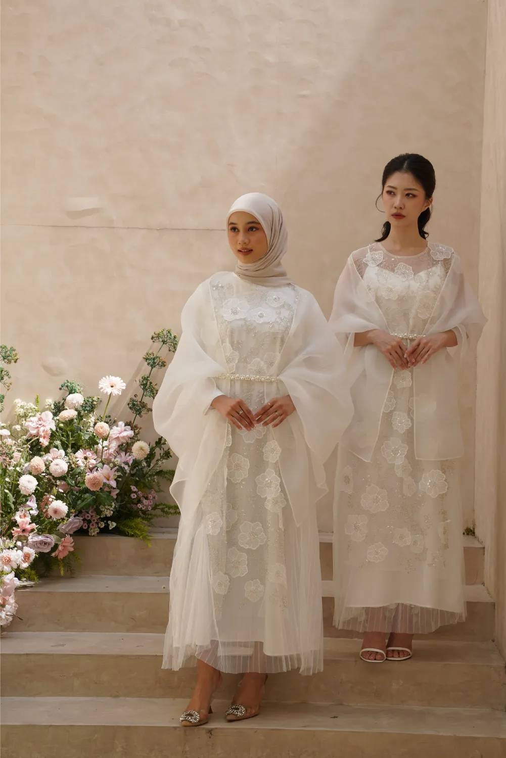 RD-0171 - Aura Label - Mimosa Dress in White