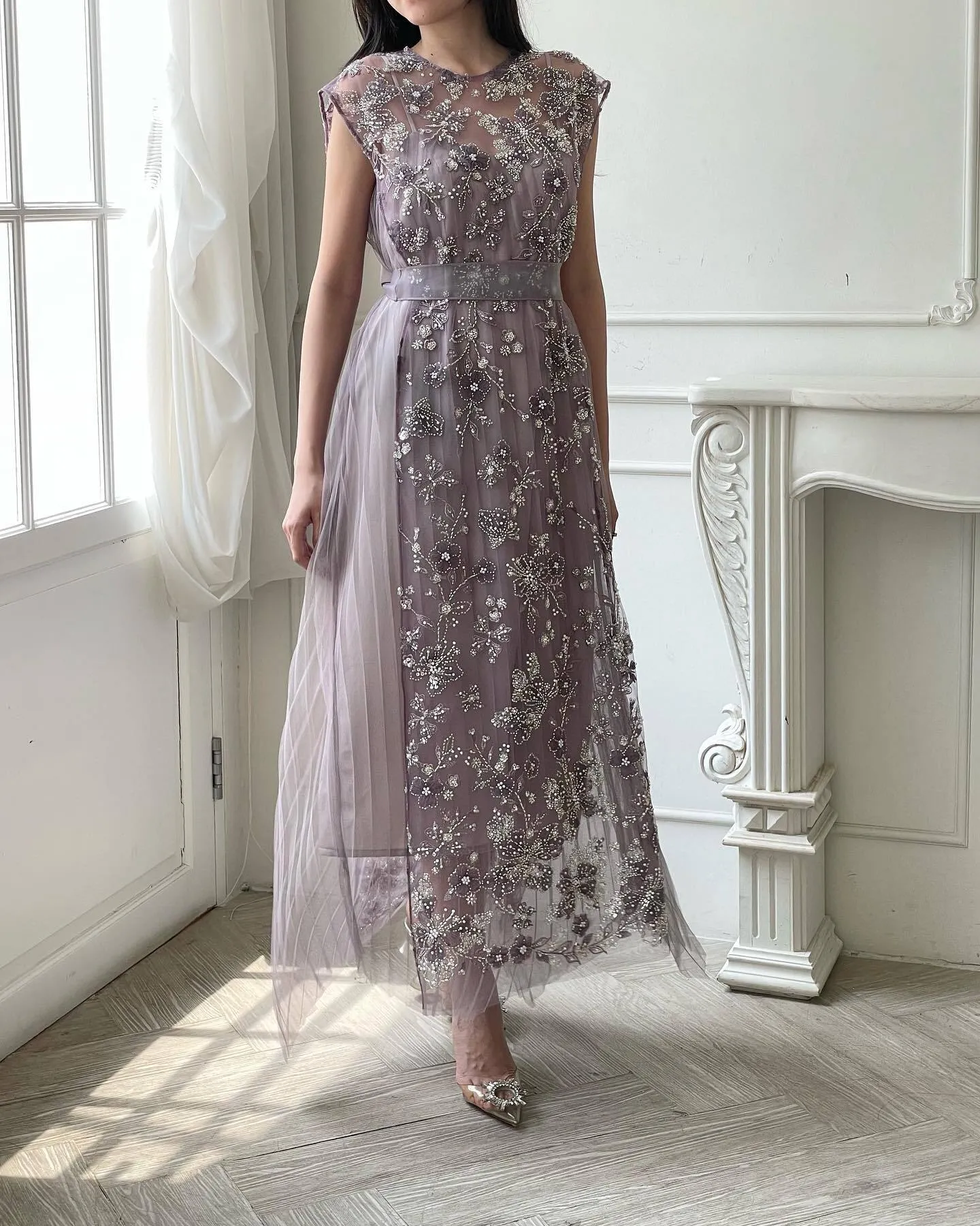 RD-0084 - Touch Up Atelier - Alana Dress in Purple