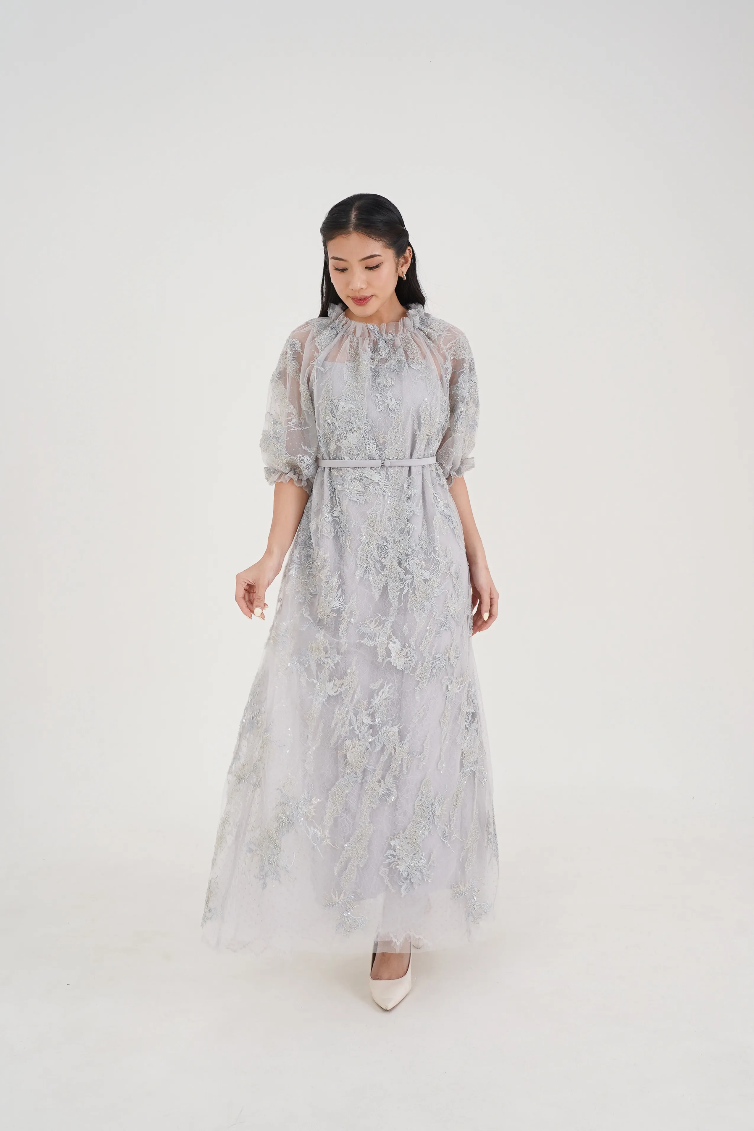 RD-0333 - Touch Up Atelier - Daniyah Dress in Silver