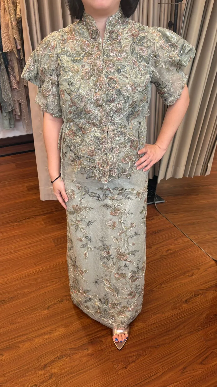 RD-0344 - Kleid By Nov - Meadow Set in Sage Green