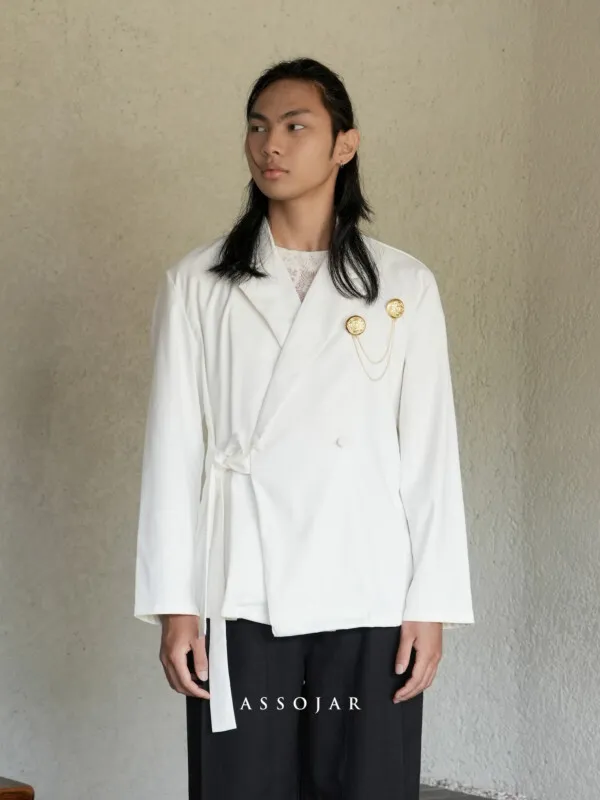 RM-0034 - Assojar - Kalaga Blazer in Broken White size L