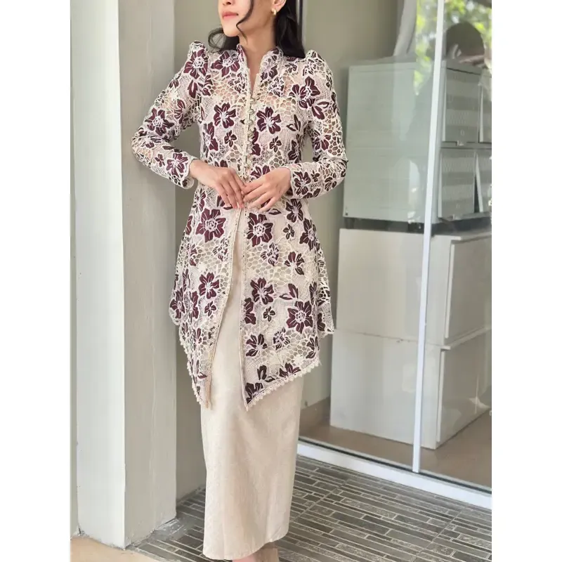 RD-0217 - Toolkiss - Cinday Kurung in Burgundy