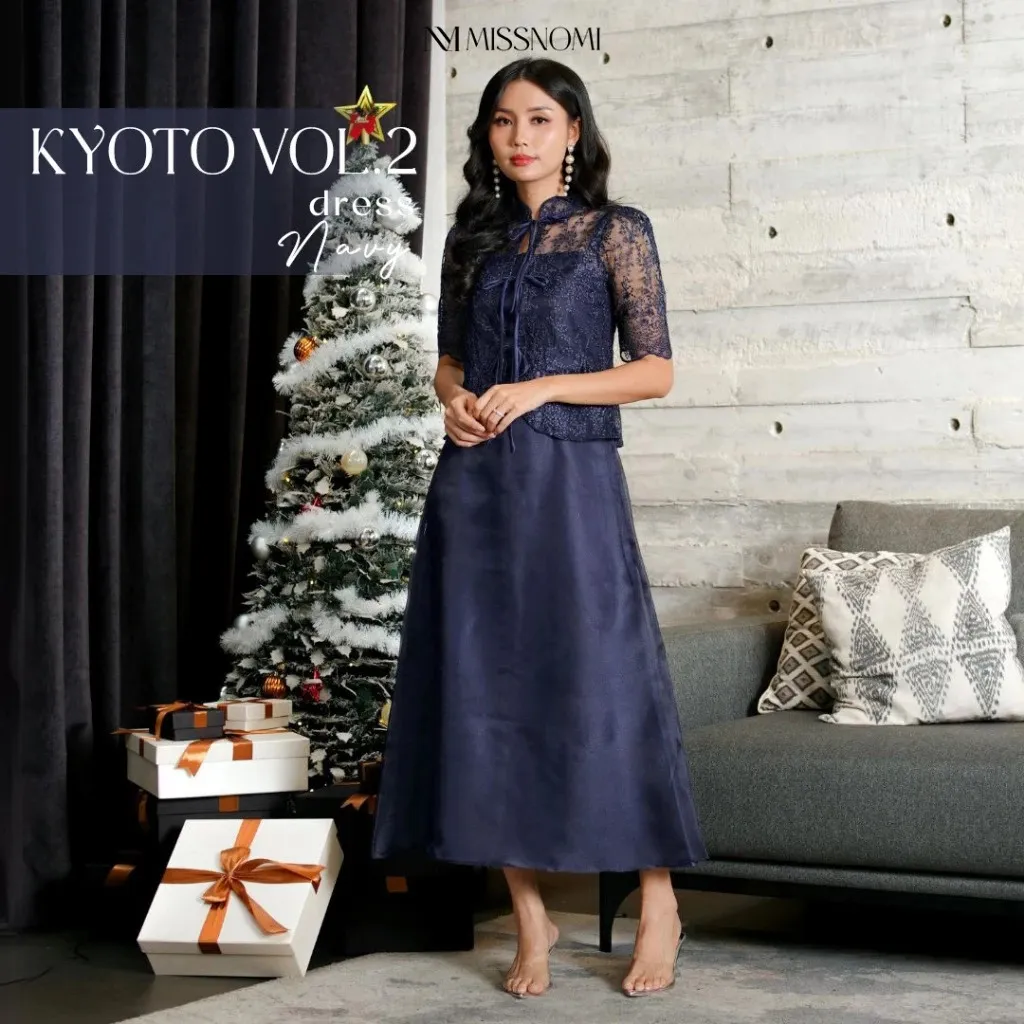 RD-0137 - Miss Nomi - Kyoto Dress in Navy