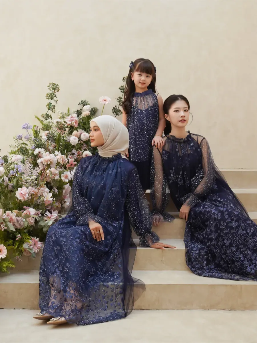 RD-0223 - Aura Label - Aira Dress in Navy