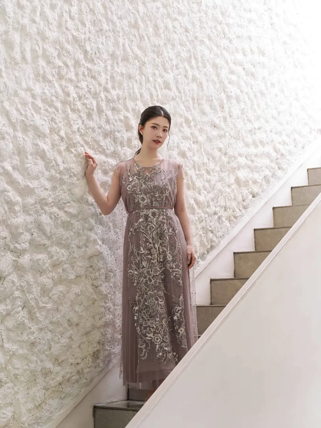 RD-0205 - Aura Label - Sophia Dress in Lilac