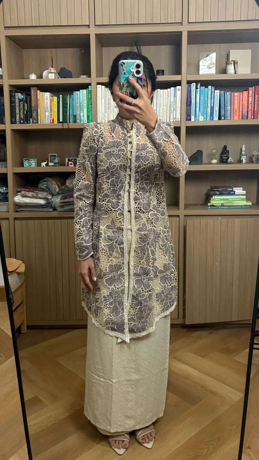 RD-0183 - Kebaya Kurung Top in Mauve