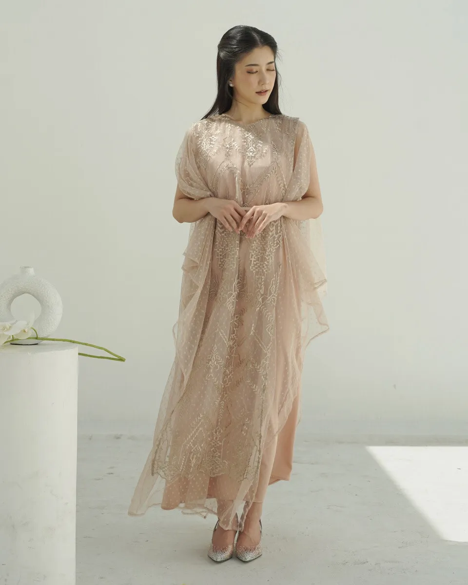 RD-0035 - Aura Label - Florence Dress Nude